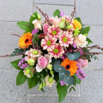 herrlich bunter Chrysanthemen Strauss