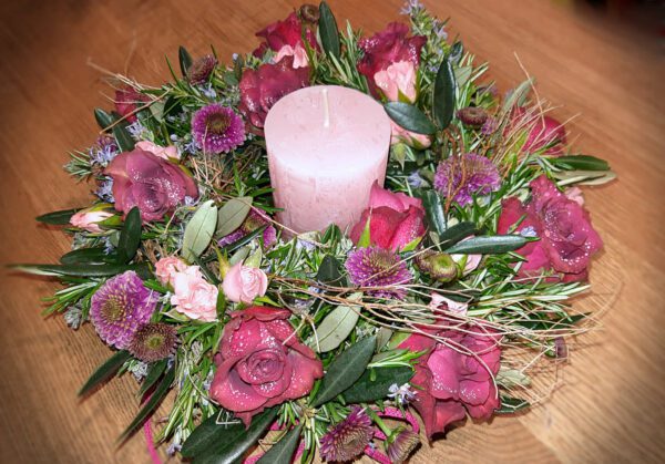 Blumenkranz Winterlich
